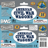 BMC CTS Civil War Ambulance & Supply Wagons Gray Header Card Art