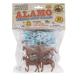 BMC CTS Alamo Light Cavalry Figure Set Powder Blue Header Package