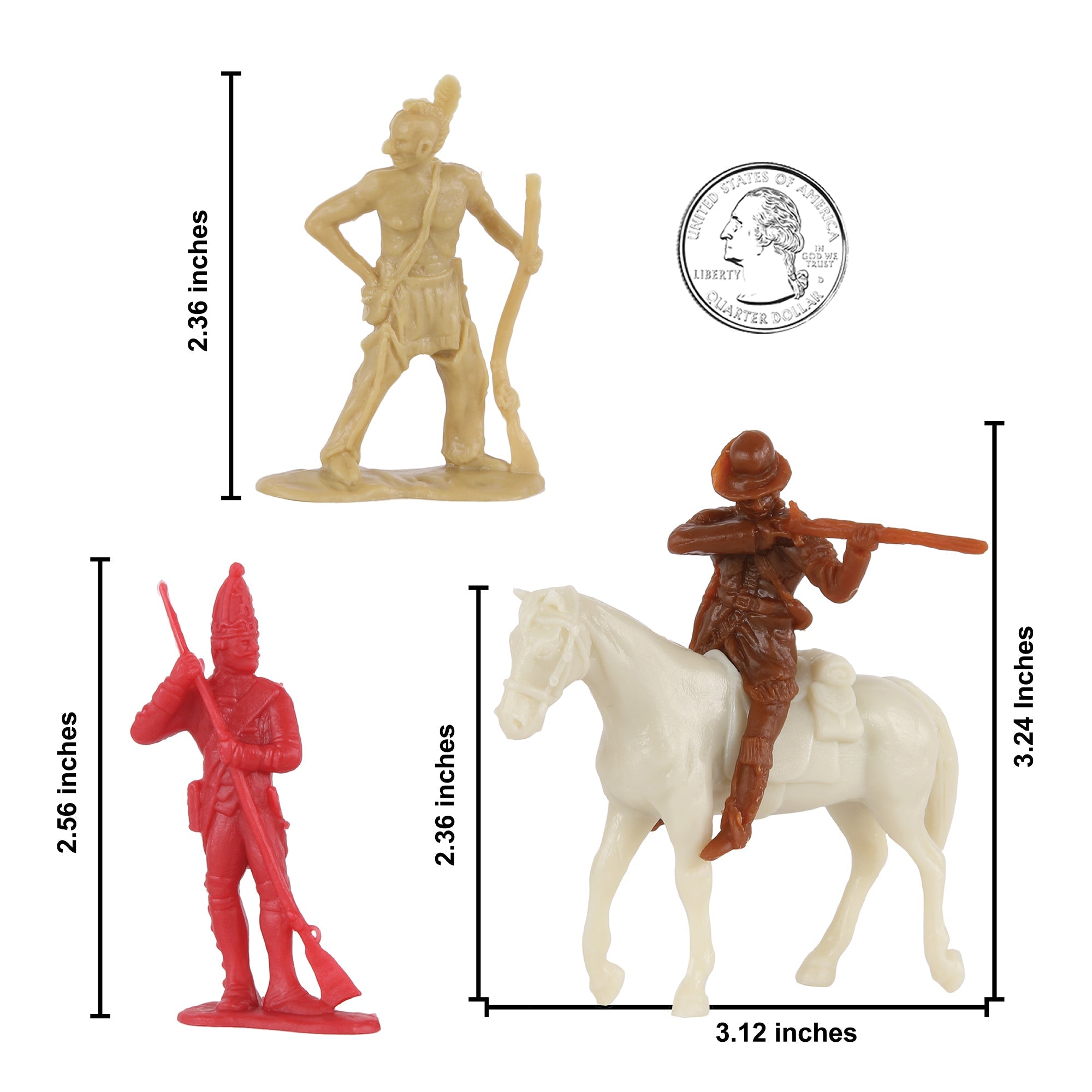 BMC CTS Last of the Mohicans French Indian War Plastic Soldier