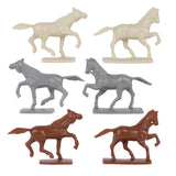 BMC Toys Classic Toy Soldiers Battle of Little Bighorn 20pc Figure Set Horses Close Up