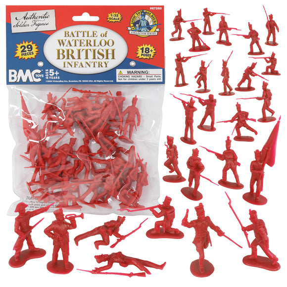 BMC CTS Waterloo British Infantry Red 29pc Main Image