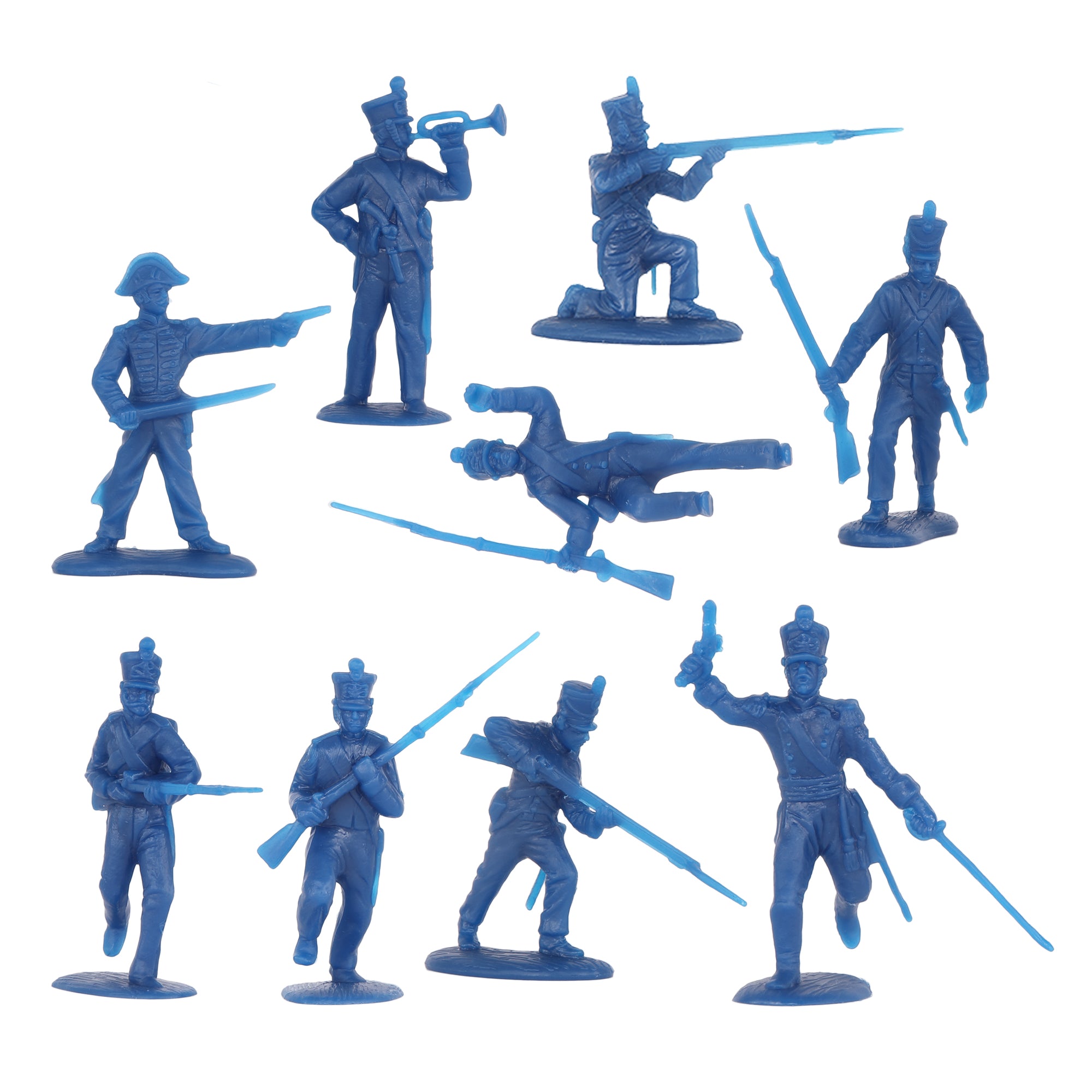 ジェーンマープル French Toy soldier BMC CTS Battle of Waterloo French Infantry Blue Napoleonic War