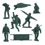 BMC Toys Classic Toy Soldiers WW2 German Assault Support Figures Forest-Green Close Up B