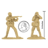 BMC Toys Classic Toy Soldiers WW2 German Assault Support Figures Tan Scale