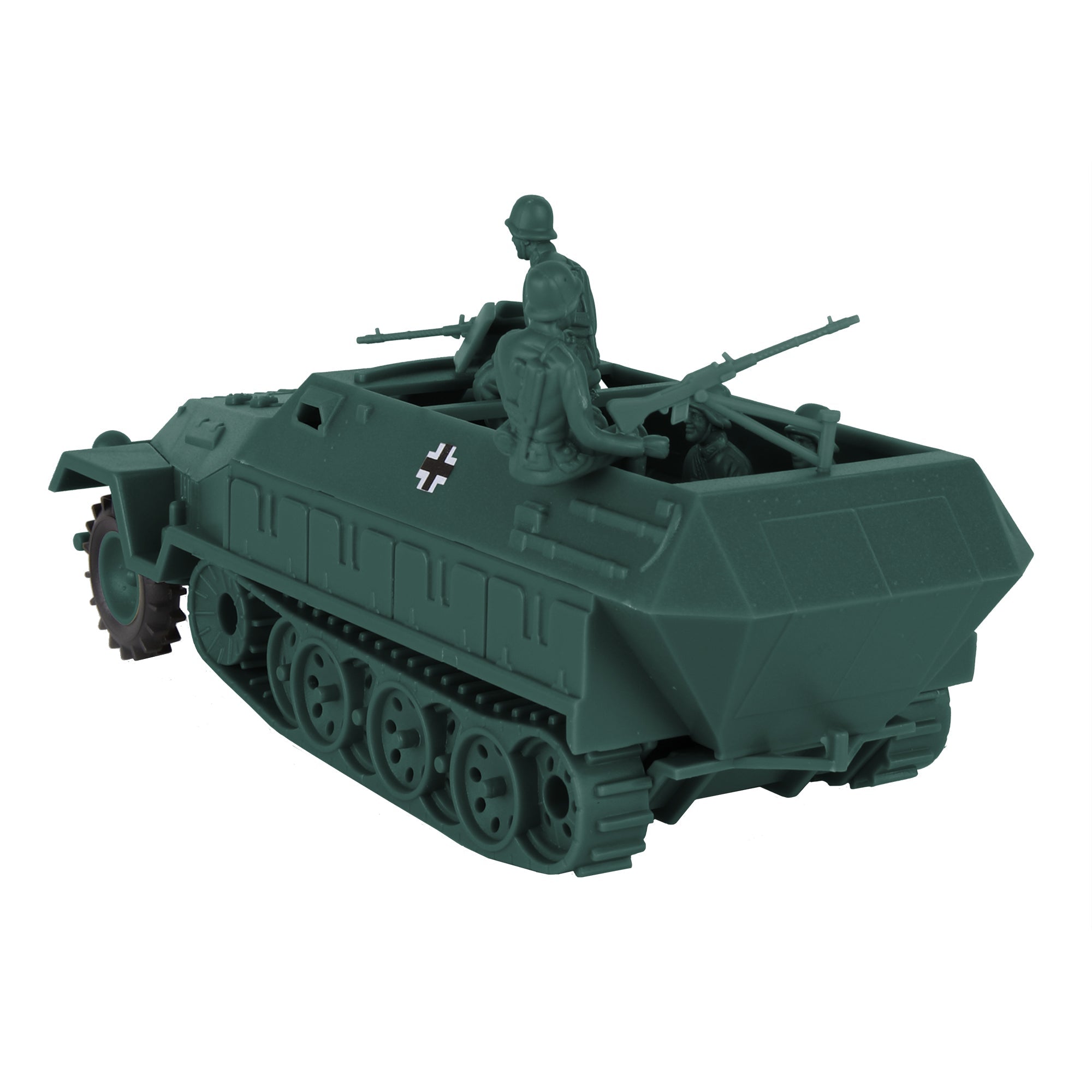 BMC CTS WW2 German Hanomag Halftrack 5pc Forest-Green Plastic