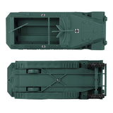 BMC Toys Classic Toy Soldiers WW2 Tank German Panzer Tank Forest-Green Color Top Bottom