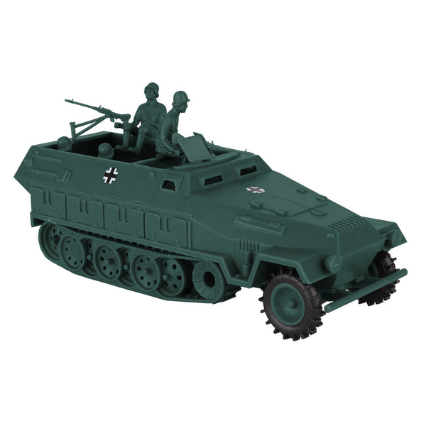 BMC CTS WW2 German Hanomag Halftrack 5pc Forest-Green Plastic