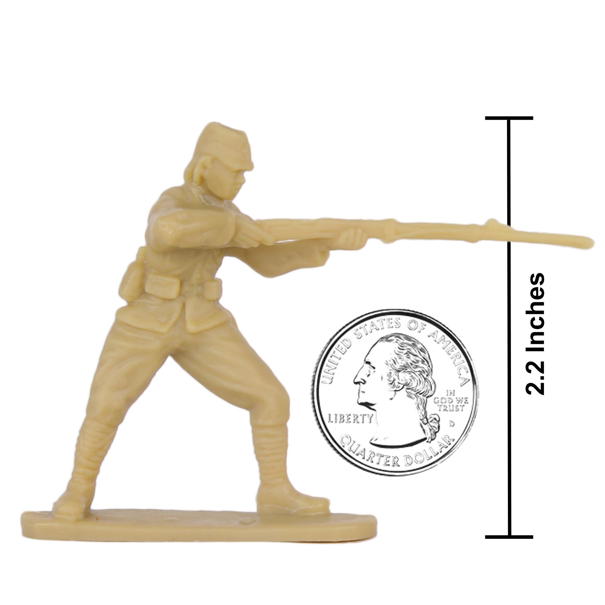 BMC CTS WW2 Japanese Plastic Army Men 24pc Tan Japan Soldier