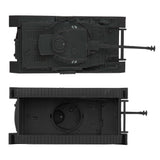 BMC Toys Classic Toy Soldiers WW2 Tank German Panzer Tank Dark Gray Top Bottom