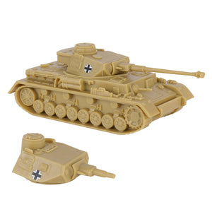 BMC CTS WW2 German Panzer IV Tank Tan 1 38 Plastic Army Men Vehicle BMC Toys