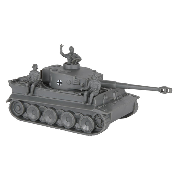 BMC CTS WW2 German Tiger I Tank Gray Plastic Army Military Vehicle
