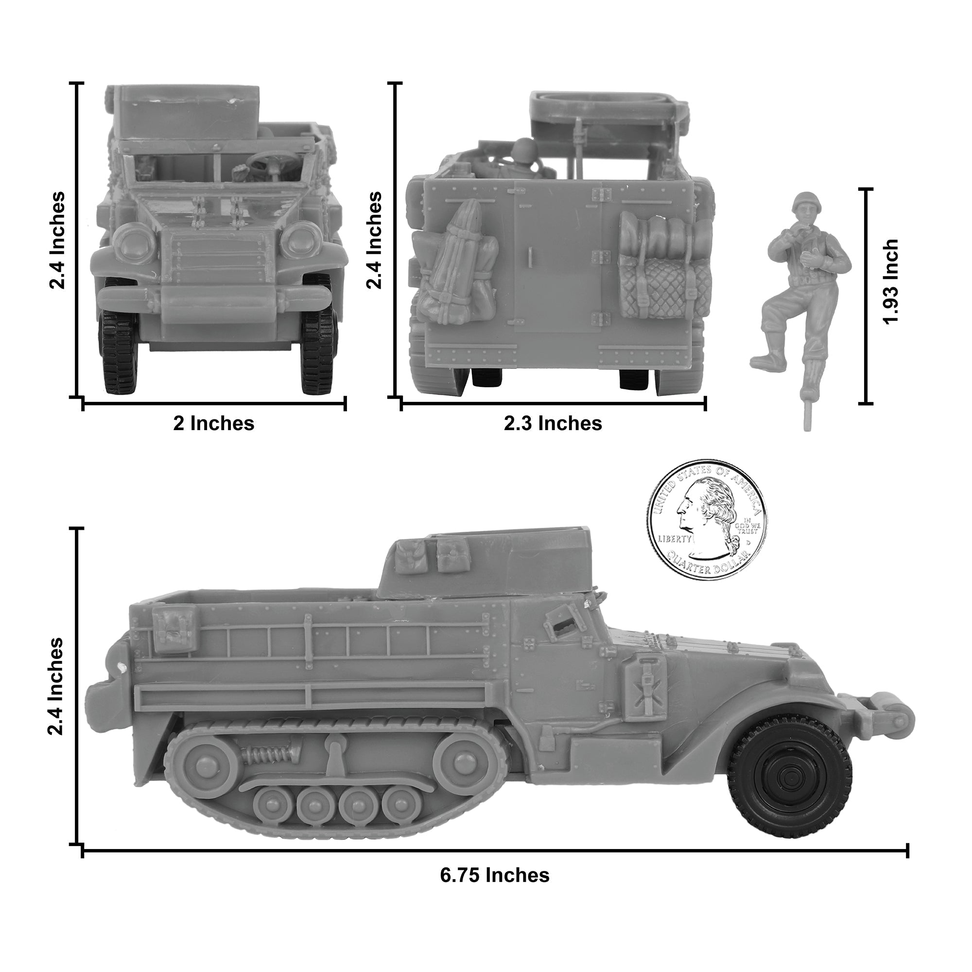 White M3 half track - a photo on