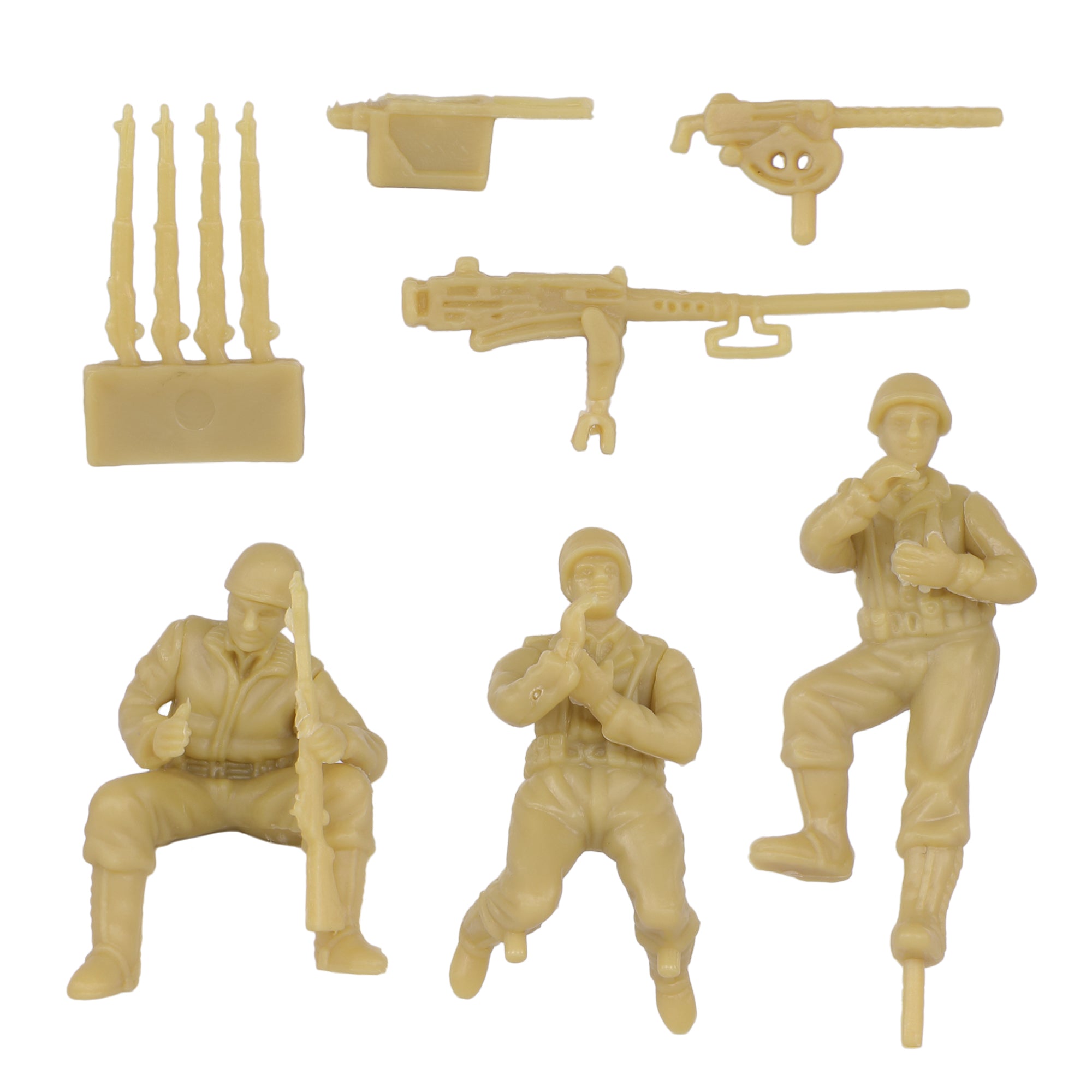 BMC CTS WW2 US M3 Halftrack Tan Plastic Army Men Armored Vehicle