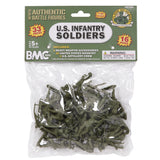 BMC Toys Classic Toy Soldiers WW2 US Soldier Figures OD Green Package