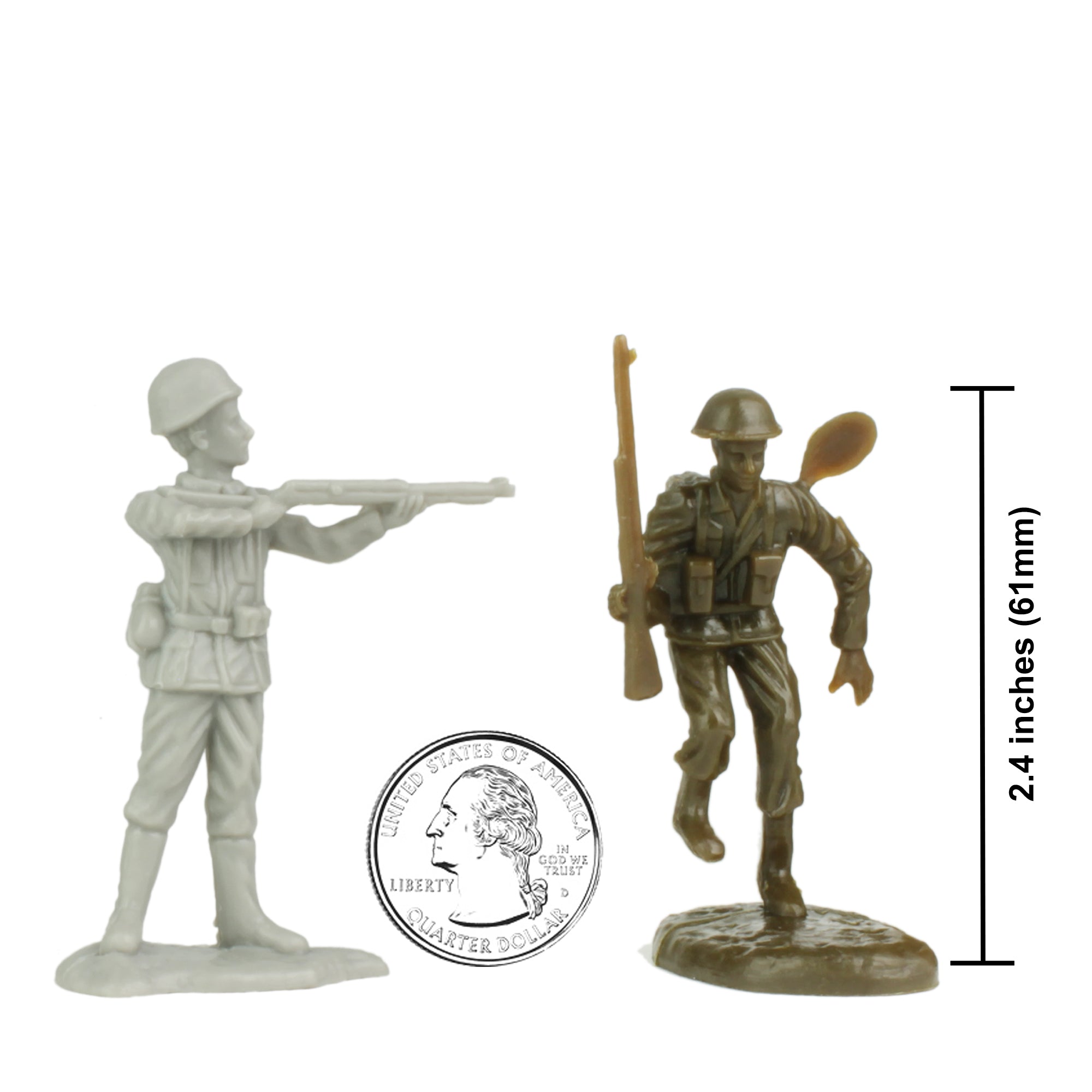 BMC WW2 D-Day Juno Beach Plastic Army Men 35 Canadian German