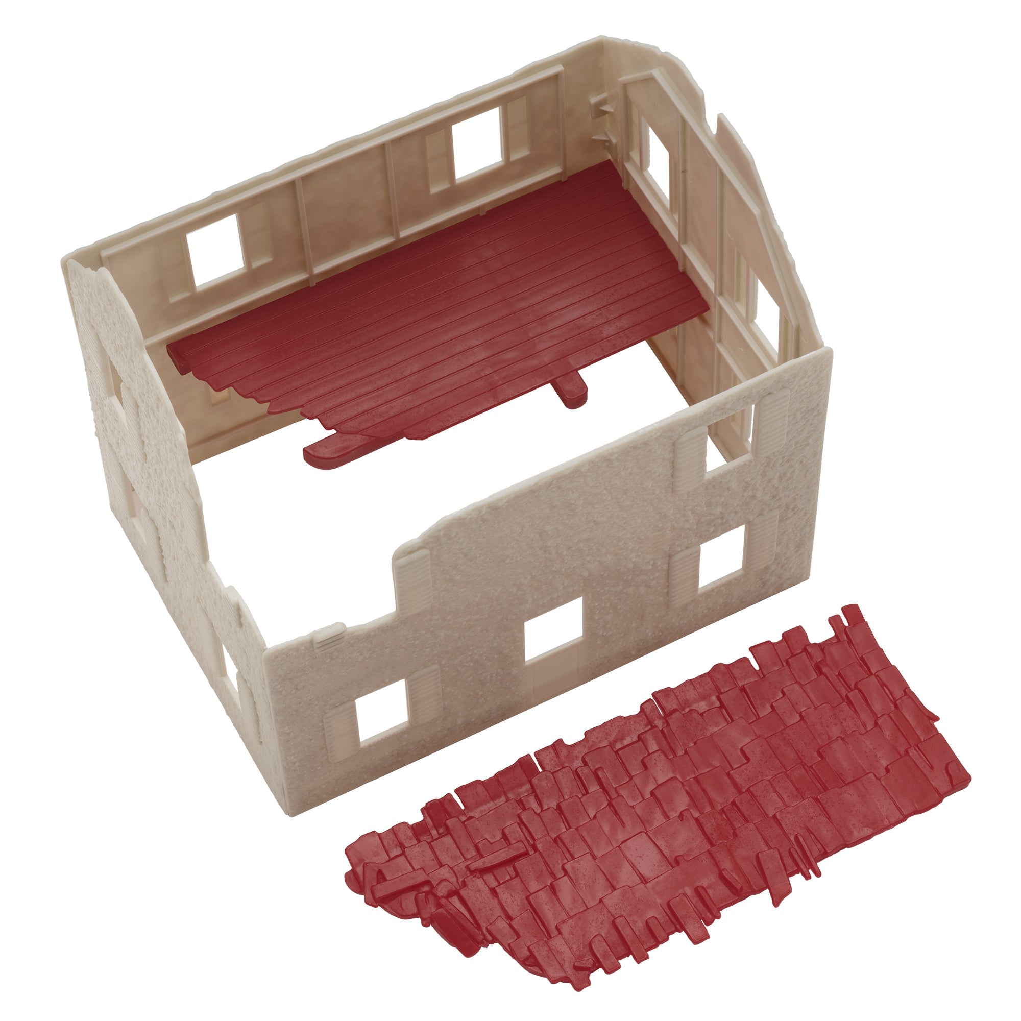 BMC Ruined Spanish Farm House 132 Scale for 54mm Plastic Army