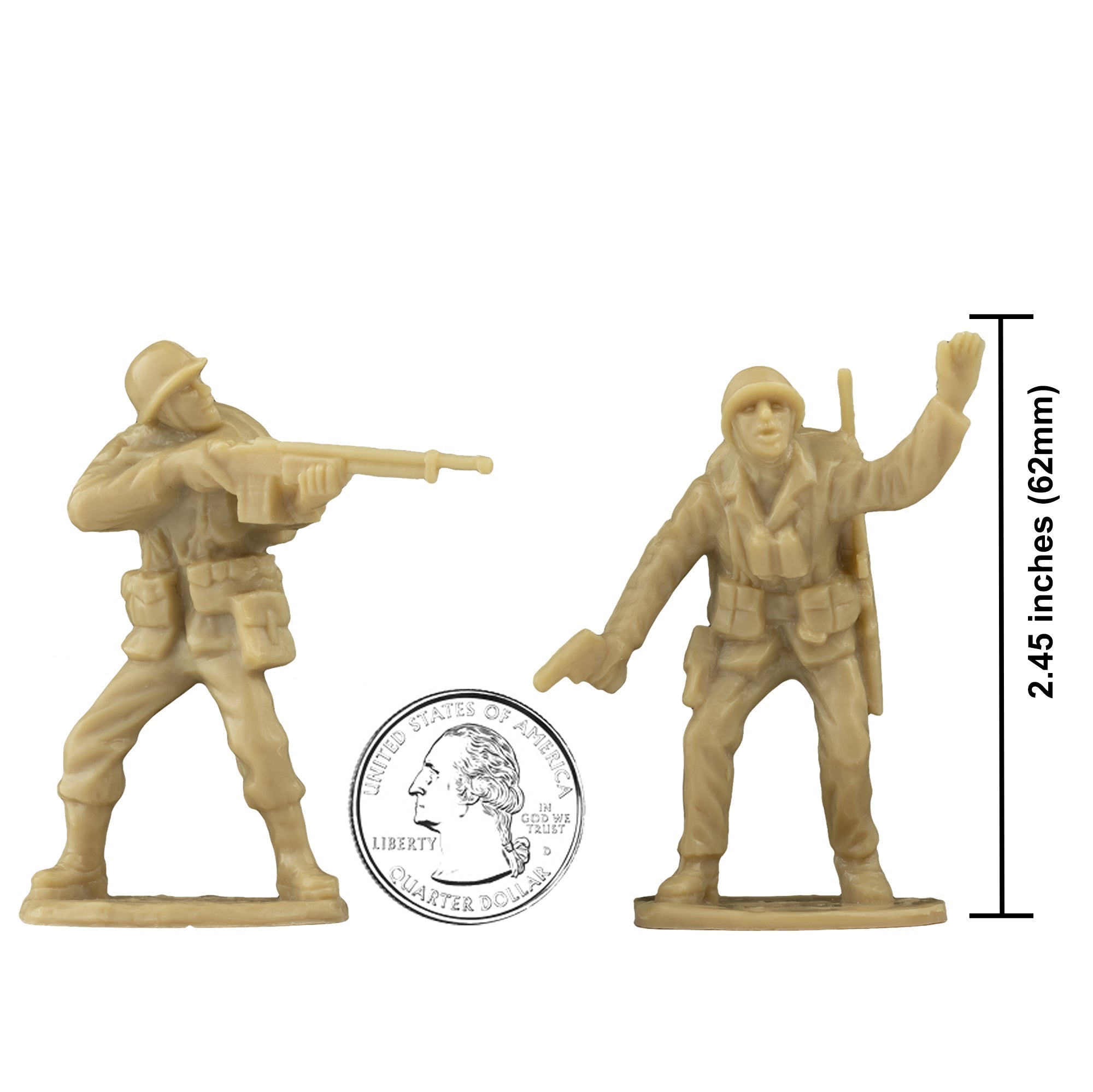 BMC WW2 Iwo Jima US Marines Plastic Army Men American Soldier