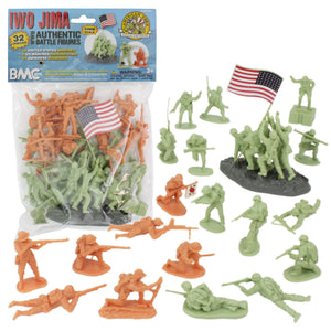 BMC Iwo-Jima Plastic Army Men Set 32 Piece Set – BMC Toys