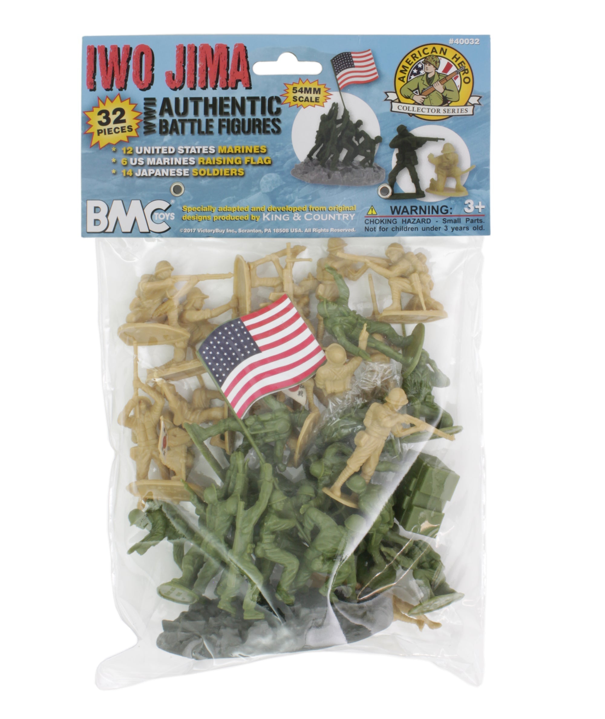 BMC Iwo-Jima Plastic Army Men Set 32 Piece Set – BMC Toys