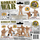 BMC Toys Korean War Winter Battle North Korea and China Soldiers Header Card Art