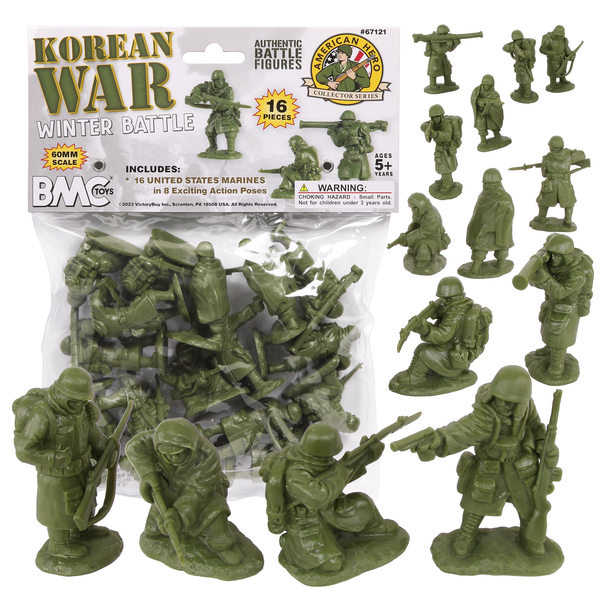 BMC Korean War Winter Battle OD Green United States Soldier