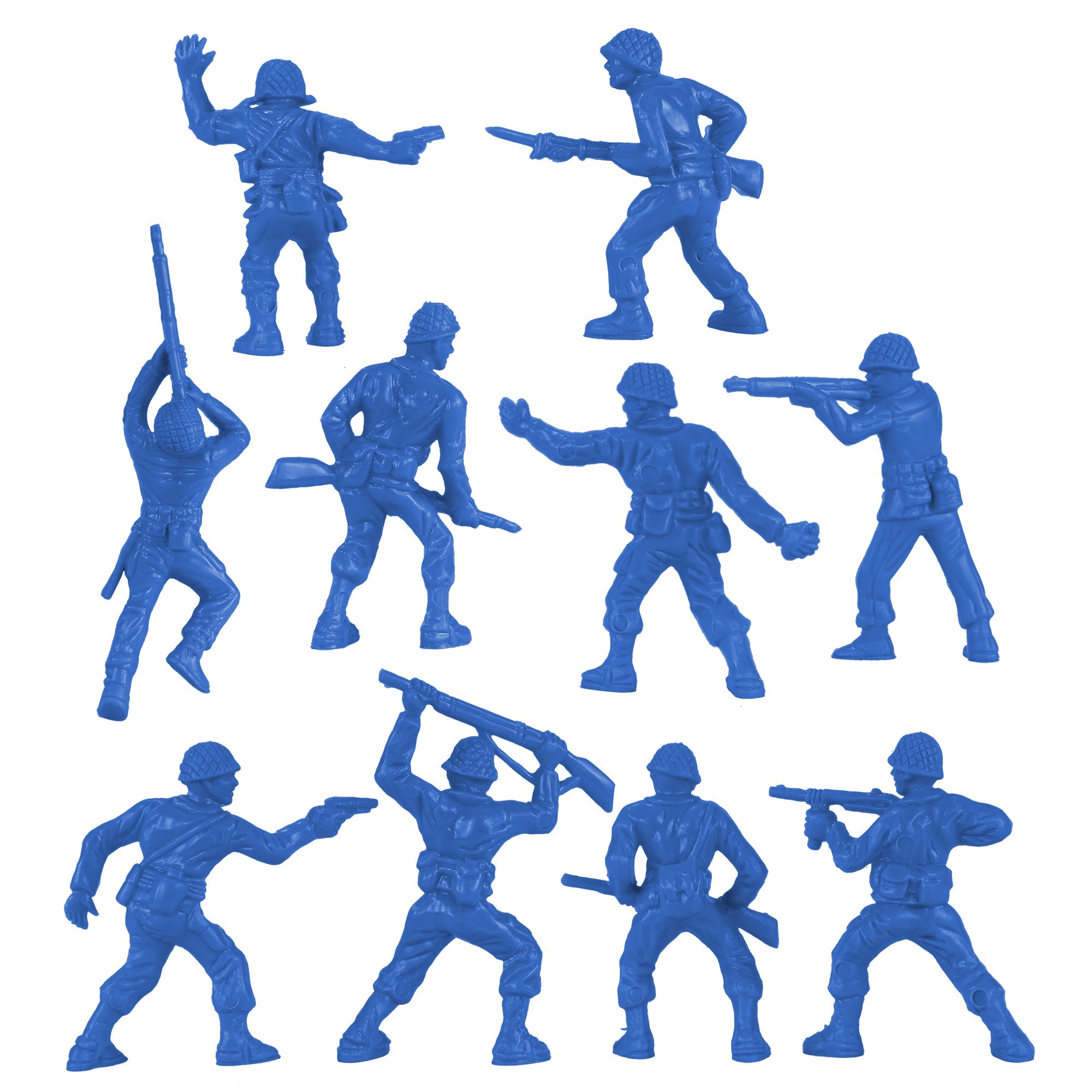 BMC Classic Green PLASTIC ARMY Men - 40pc WW2 Soldier Figures USA