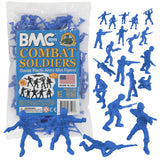 BMC Toys Lido Plastic Army Men Blue Color Classic Soldier Figures Main Image