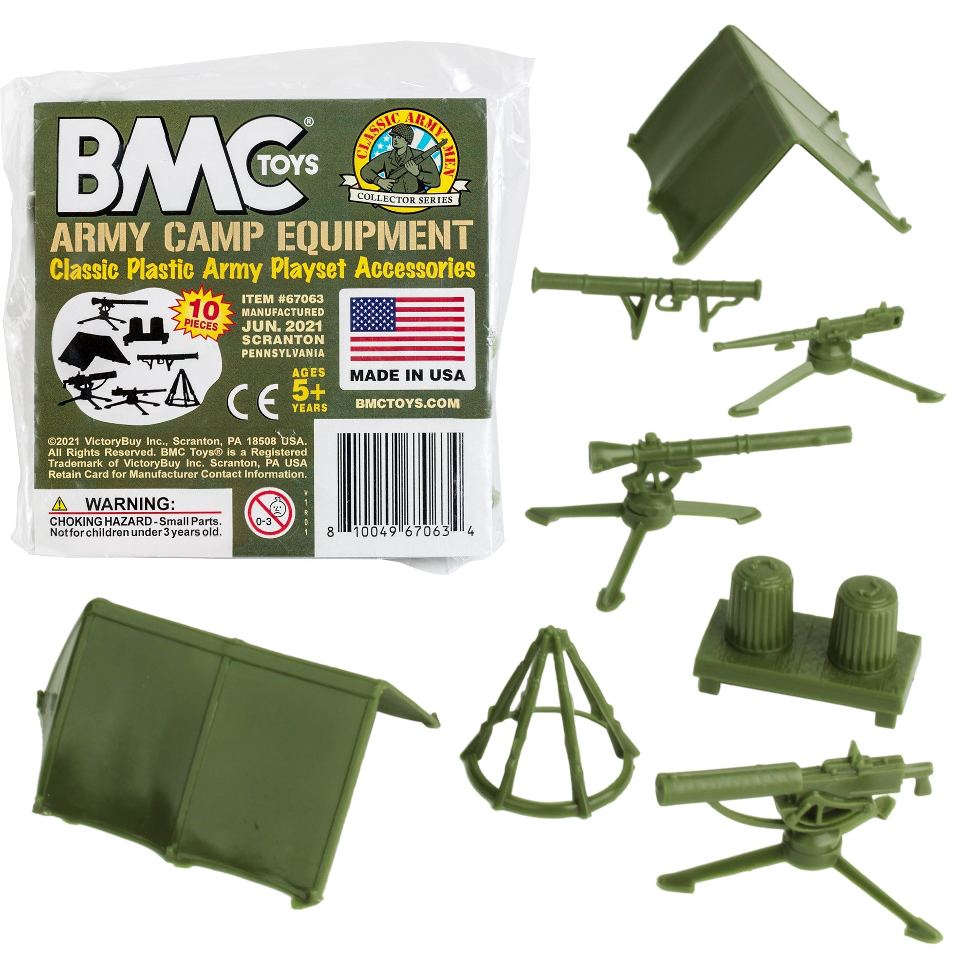 BMC Classic PLASTIC ARMY Men CAMP EQUIPMENT – BMC Toys