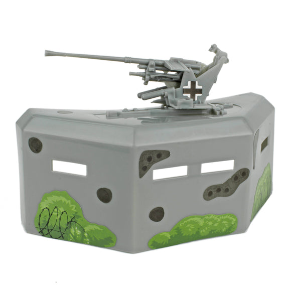 BMC WW2 Pillbox Bunker Defense with Gun 132 Scale for 54mm BMC WW2 Pillbox Bunker Defense with Gun 132 Scale for 54mm