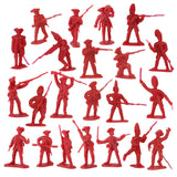 BMC American Revolutionary War Battle of Yorktown 208 Piece Boxed Playset British Empire Redcoats Solider Figures Close Up