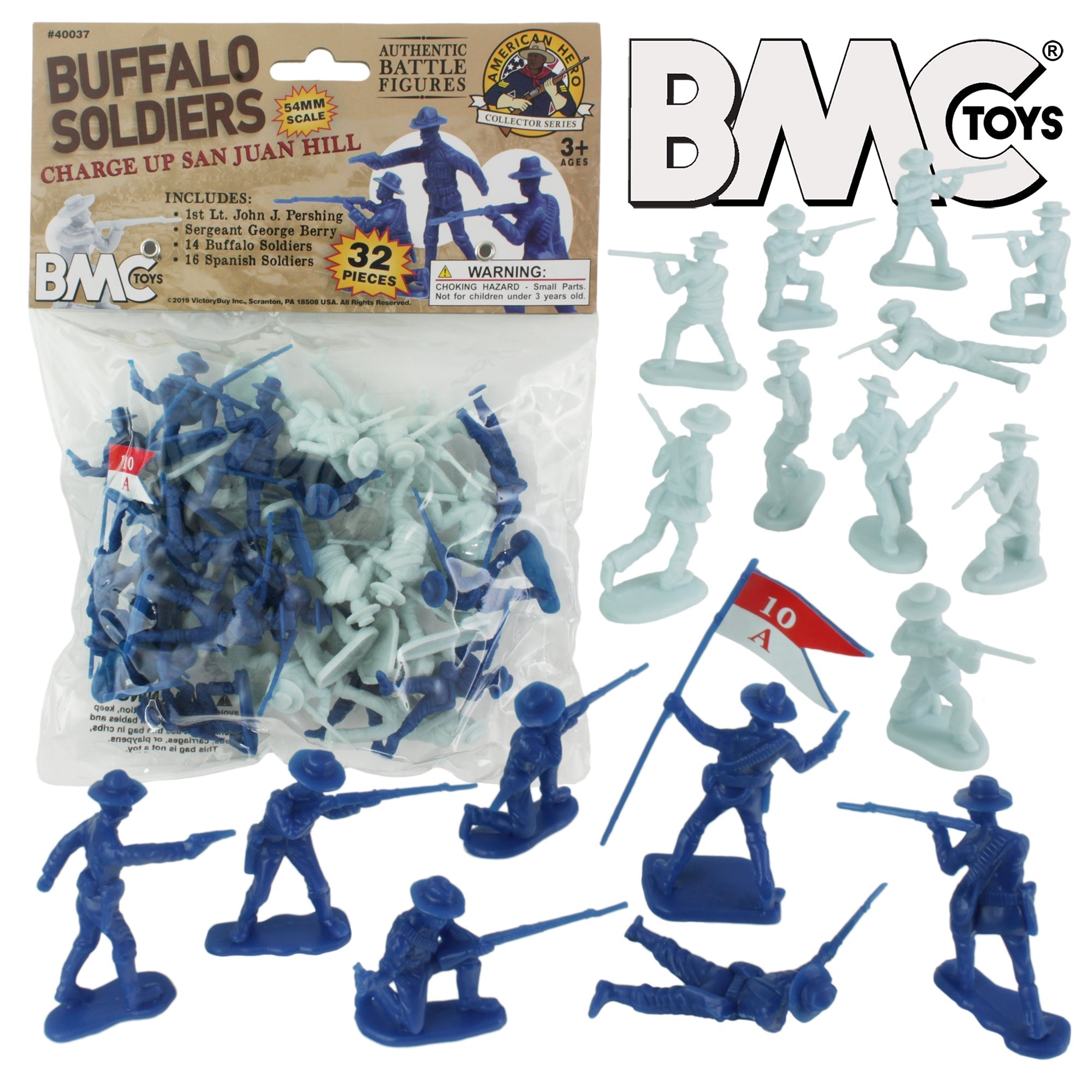 BMC Buffalo Soldiers Charge Up San Juan Hill - 32pc Soldier