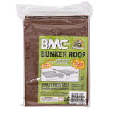 BMC WW2 Blockhouse Roof - Brown Plastic Army Men Playset Building Accessory