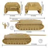 BMC Toys WW2 Jagdpanzer German Tank Destroyer Tan Scale