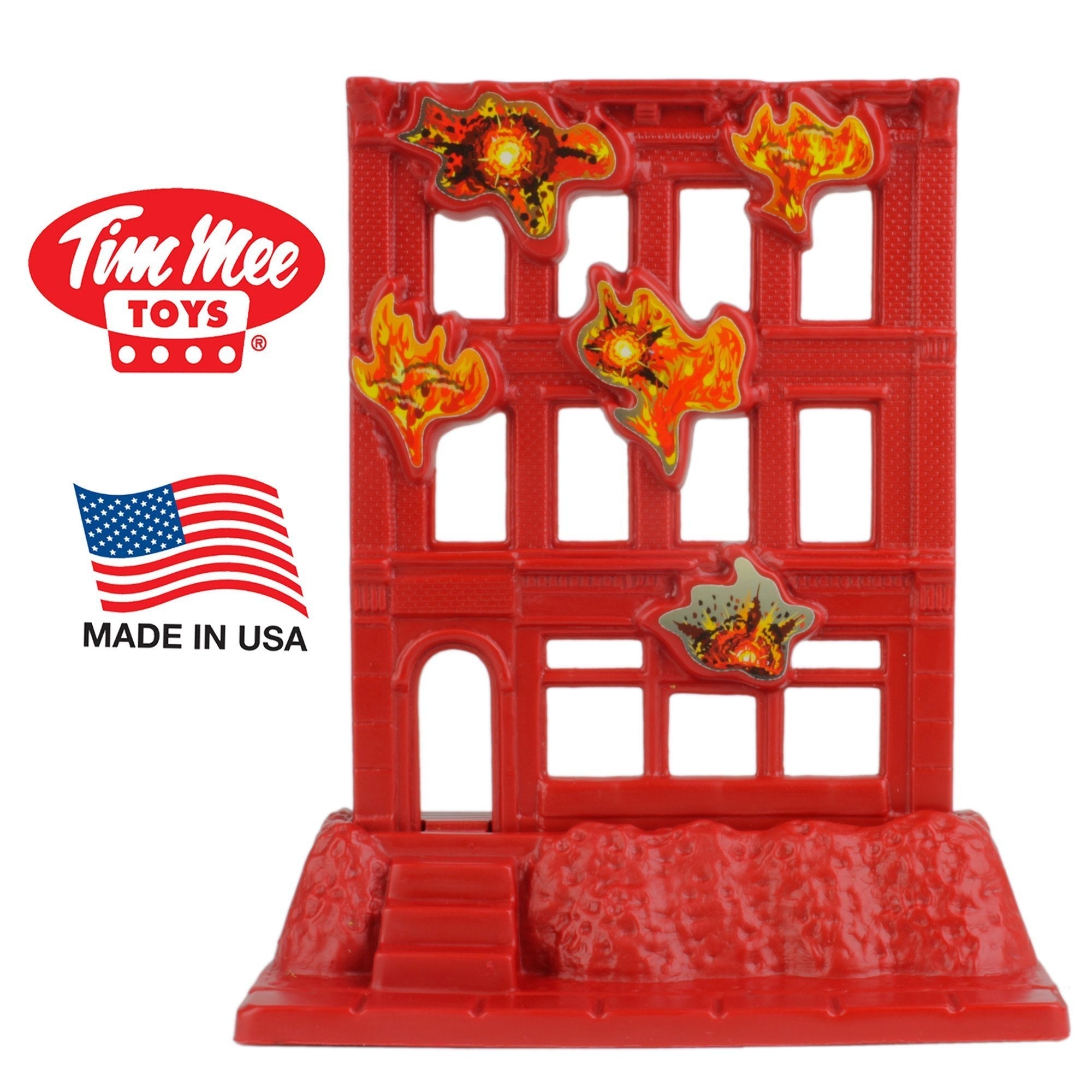 TimMee BRICK BUILDING Under Attack Plastic Army Men Playset