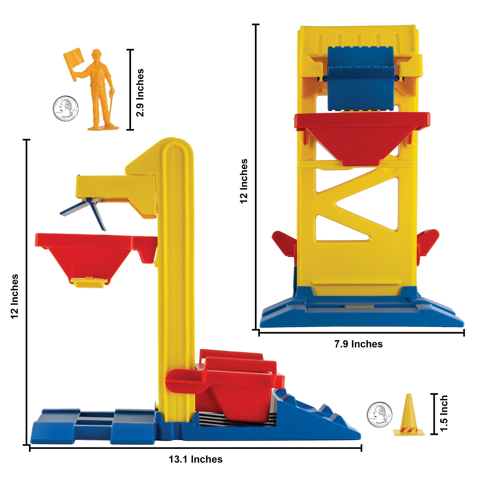 TimMee Sand & Gravel Construction Set - Trucks Figures Sandbox