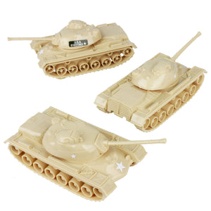 TimMee Toy TANKS for Plastic Army Men Tan WW2 3pc - Made in – BMC Toys