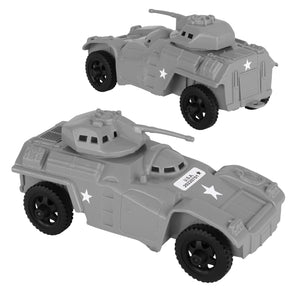 Tim Mee Toy Modern Armored Cars Gray Vignette
