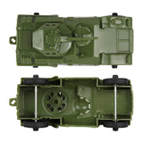 Tim Mee Toy Modern Armored Cars OD Green Top and Bottom