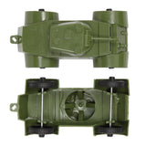 Tim Mee Toy Staghound Armored Cars OD Green Top and Bottom Views
