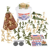 Tim Mee Toy Army Tan vs. OD Green Bucket Contents