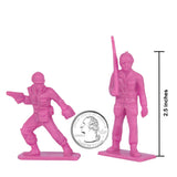 Tim Mee Toy WW2 Plastic Army Men DK Novelties Pink Scale