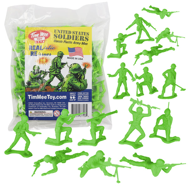 ミリタリー TOY SOLDIER Amazon.com: TimMee Plastic Army Men - OD Green 48pc Toy Soldier