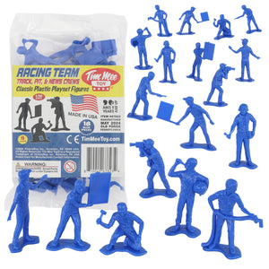 Tim Mee Toy Military Mechanics and Media Plastic Toy Soldiers Blue Color Main Image