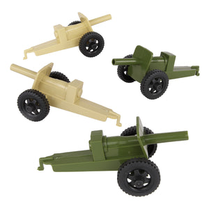 Tim Mee Toy M3 Artillery Anti-Tank Cannon OD Green & Tan Vignette