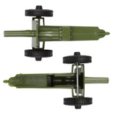 Tim Mee Toy M3 Artillery Anti-Tank Cannon OD Green Top and Bottom Views