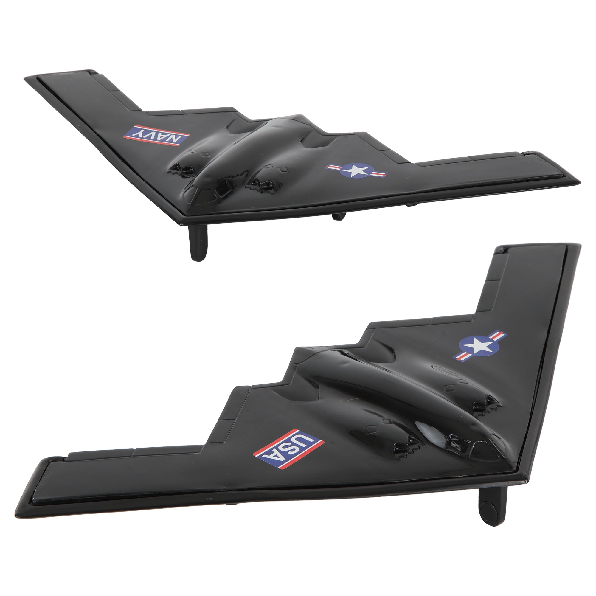 TimMee Air Strike B-2 Stealth Bomber Jets Blue Plastic Army