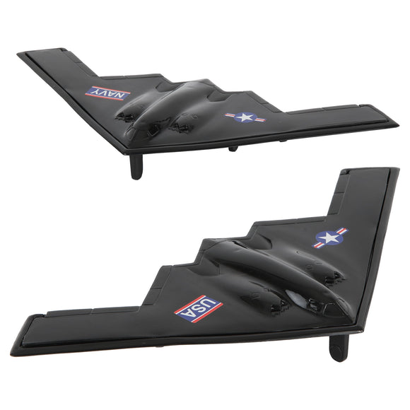 TimMee Air Strike B-2 Stealth Bomber Jets Black Plastic Army