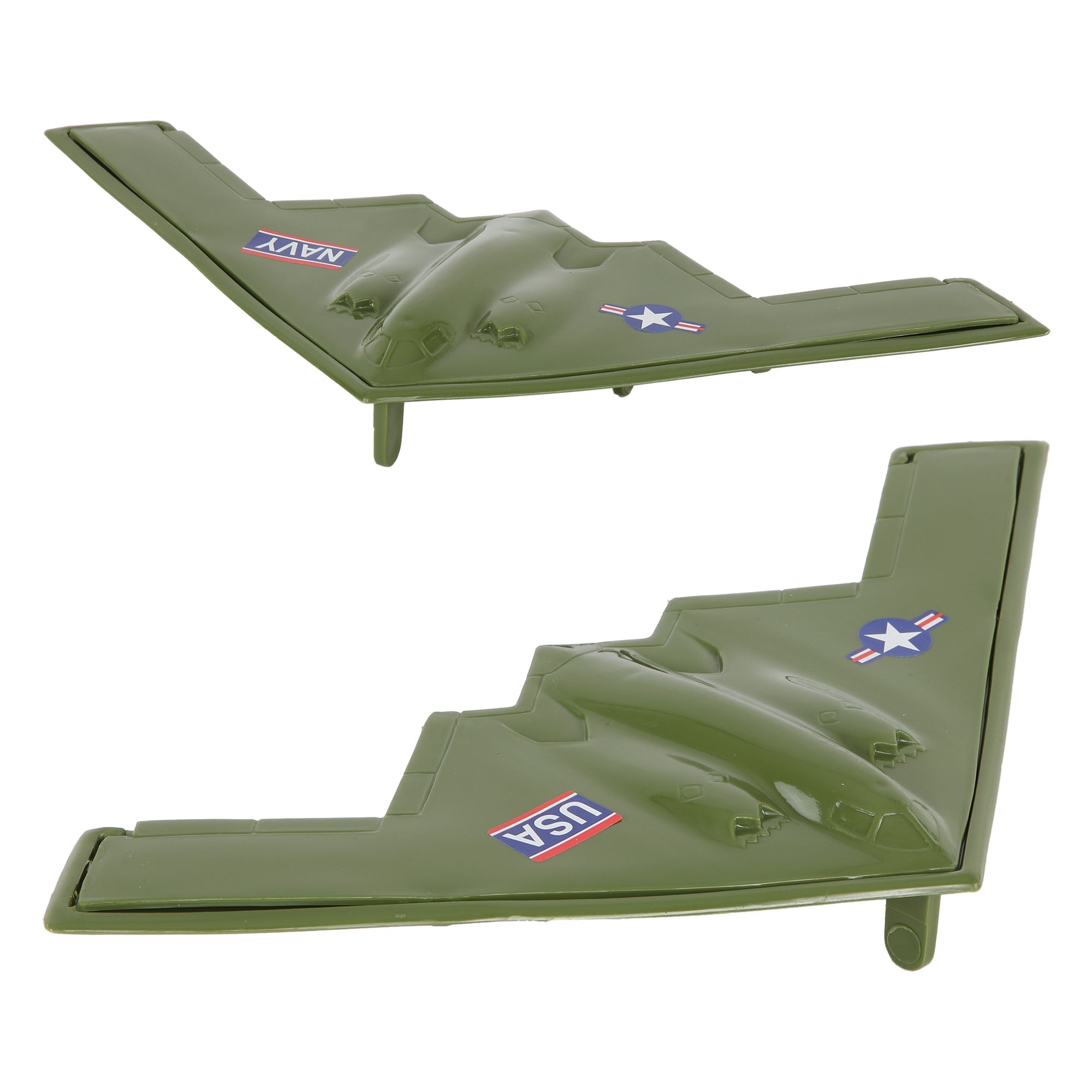 TimMee Air Strike B-2 Stealth Bomber Jets Black Plastic Army