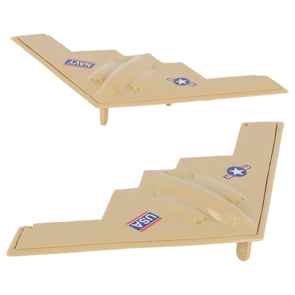 TimMee Air Strike B-2 Stealth Bomber Jets Blue Plastic Army