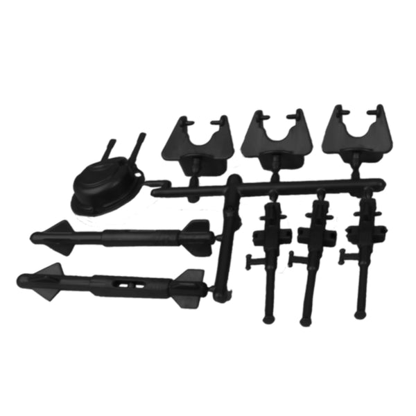 TimMee Plastic Army Men Hercules AC130 Black Weapons Replacement